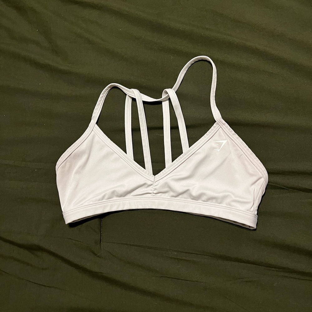 Gymshark Minimal Sports Bra - Light Grey